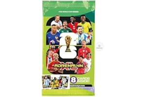 Panini World Cup 2026 Soccer Trading Pack of 8 Soccer Cards + Bundle with hassentials Sticker World Cup Cards