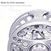 Croch Fly Fishing Reel with CNC-machined Aluminum Alloy Body 5/6 Silver