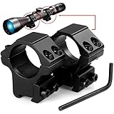 LIRISY 1" Dovetail Scope Mount Rings Medium Profile for 11mm Dovetail Rails (2 Pieces)