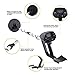 JuniHo Lightweight Metal Detector,Professional Adjustable Gold Treasure Detectors，Waterproof High Accuracy Search Coil,Within 8 Inches Adjustable Metal Detector with Camping Shovel (Black)
