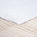 Bathroom Rugs - 2-Piece Cotton Bathroom Mat Set - Machine Washable Bath Mats for Restroom, Kitchen, or Laundry Room by Lavish Home (White)