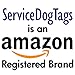 Service Dog Emergency Car Stickers Set of 2 Put on Car or Home Windows or Doors to Notify Police or Firefighters