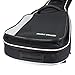 Electric Guitar Gig Bag by Hola! Music, Deluxe Series with 15mm Padding, Black