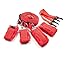 MSsmart(TM) Indoor Technical Bondage Strap Restraints Set,Red