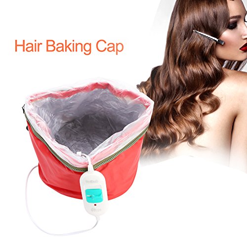 Hair Heat Cap,Hair Baking Cap Electric Hair Thermal Mask Hair Oil Treatment Hair Dryer Steamer SPA Care Hat 220V