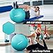 Trideer Extra Thick Yoga Ball Exercise Ball, 5 Sizes Ball Chair, Heavy Duty Swiss Ball for Balance, Stability, Pregnancy and Physical Therapy, Quick Pump Included