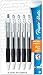 Paper Mate Retractable Gel Pens, Medium Point, 0.7 mm, Black Ink (Set of 10 Pens)