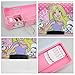 Aisa Colorful Cartoon Character Pencil Case Beautiful BB Pincess Pattern Multifunctional Pencil Box for Student (Rose Red) Special Gifts for Children/kids