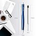 Ballpoint Pens, Kyinflose Slim Black Ink Matte Metal Retractable Gift Pen (1.0mm) with Box,Roller Ball Fancy Nice Medium Point Pens with 1 extra refill (1.0mm) for Men Women Office Business, Navy Blue