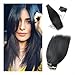 Rinboool Tape In Hair Extensions Remy Human Hair Jet Black #1 14Inch 40g 20Pcs