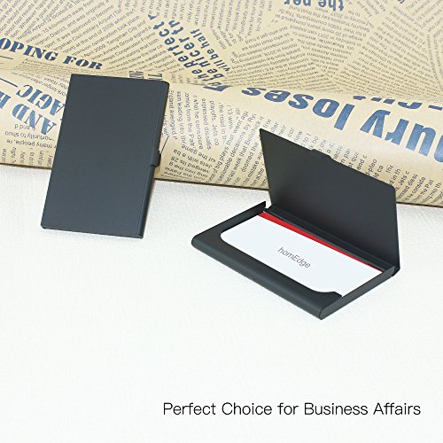 homEdge Super Light Aluminum Business Card Holder, Slim Professional 3