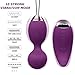 ACharm Rechargeable Bullet Vibrator Ben Wa Kegel Ball Dual 10 Speed Remote Control Waterproof Exercise Kit, 6.4 Ounce