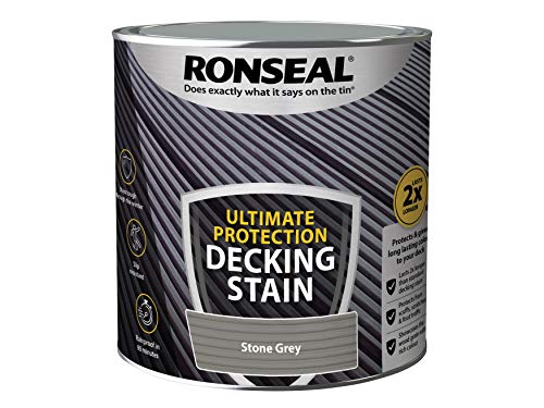 RONSEAL ULTIMATE DECKING STAIN STONE GREY 2.5L