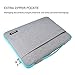 PUREBOX Laptop Sleeve 13-13.3 Inch Briefcase Cover Bag for Surface Book, MacBook Pro Retina / MacBook Air / 12.9 Inch iPad Pro, Light Grey
