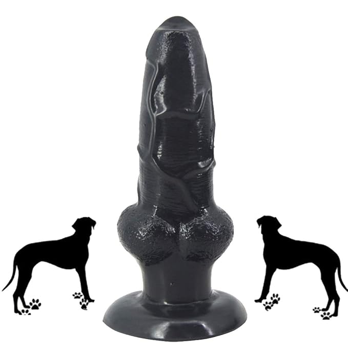 Realistische Dildos, 8 Zoll Silikon Tier Big Dildo Saug Tier Penis Hund Dildo Für Anal Sex Vaginal Stimulator Realistische Di
