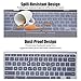 Keyboard Cover Skin for Samsung Chromebook 4 XE310XBA XE500C13 XE501C13 11.6/Samsung Galaxy Chromebook Go 14 XE340XDA XE345XDA, Chromebook Plus V2 12.2/15.6 Chromebook 4 XE350XBA XE350XBA, Clear