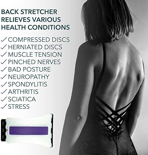 Back Stretcher for Lower Back Pain Relief – Lumbar Support – Spine
