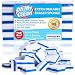 (25 Pack) Extra Durable Eraser Sponge - Extra Thick, Long Lasting, Premium Melamine Sponges in Bulk - Multi-Purpose Power Scrubber - Bathroom, Kitchen, Floor, Bathtub, Toilet, Baseboard, Wall Cleaner primary