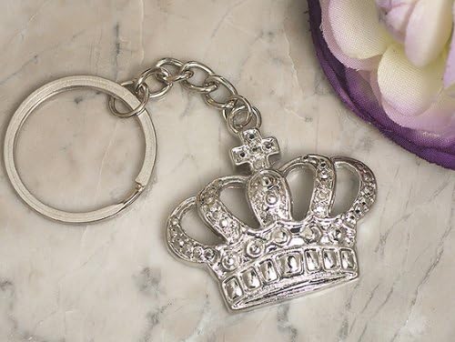 Silver Royal Crown keychain [SET OF 24]