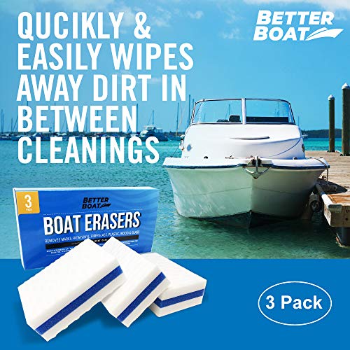 Premium Boat Scuff Erasers | Magic Boating Accessories for Cleaning Black Streak Deck Marks and More - //medicalbooks.filipinodoctors.org