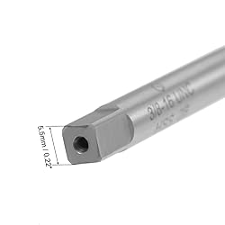 uxcell Machine Tap 3/8-16 UNC Thread 2B Class 3