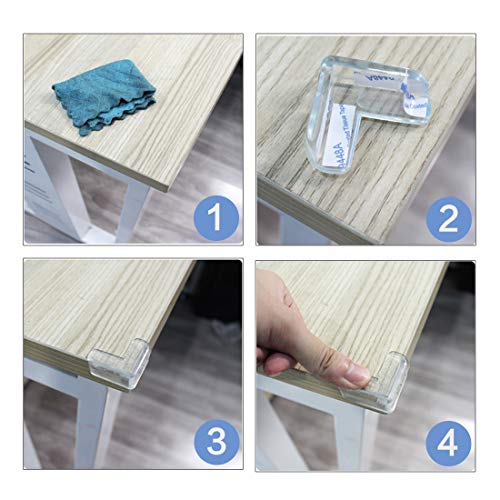 30 Packs Clear Corner Protector,Baby Safety Cushion,Edge Protectors,Protectors for Infant Kids Safety,Furniture Bumper Corner Cushions. - Thumbnail 5