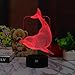 Dolphin Night Light for Kids Animal Remote Control LED Desk Table Lamp 7 Color Touch Base Kids Children Halloween Christmas Gift Home Office Decor by HUI Yuan
