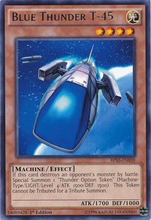 Yu-Gi-Oh! - Blue Thunder T-45 (BP03-EN039) - Battle Pack 3: Monster League - 1st Edition - Rare