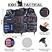 Tepsmigo Kids Tactical Vest Kit for Nerf G-UNS N-Strike Elite Series with Foam Dart Toy G-un (Color B)