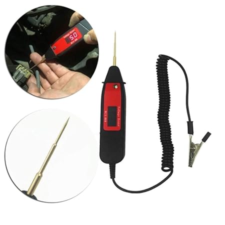 WE-WIN Digitaler LCD-Spannungsprüfer für Kfz-Stromkreisprüfer, Diagnosegerät