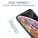 MANTO Screen Protector for iPhone 11 Pro Max, iPhone Xs Max 6.5 Inch, Full Coverage Tempered Glass Protector Film, 3D Touch, Anti Fingerprint, 3 Pack