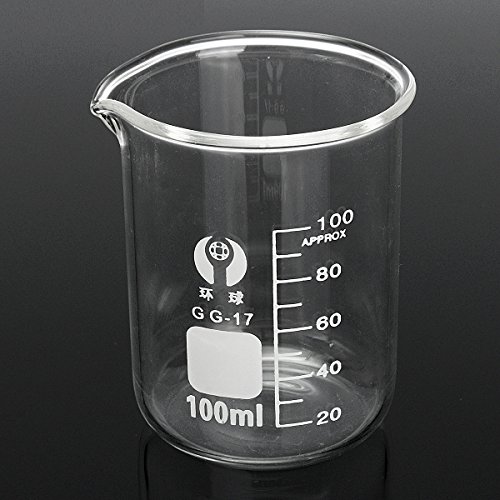 Toolcool 7Pcs Borosilicate Glass Beaker Set 5ml 10ml 25ml 50ml 100ml 150ml 250ml Container Volumetric Glassware For Laboratory