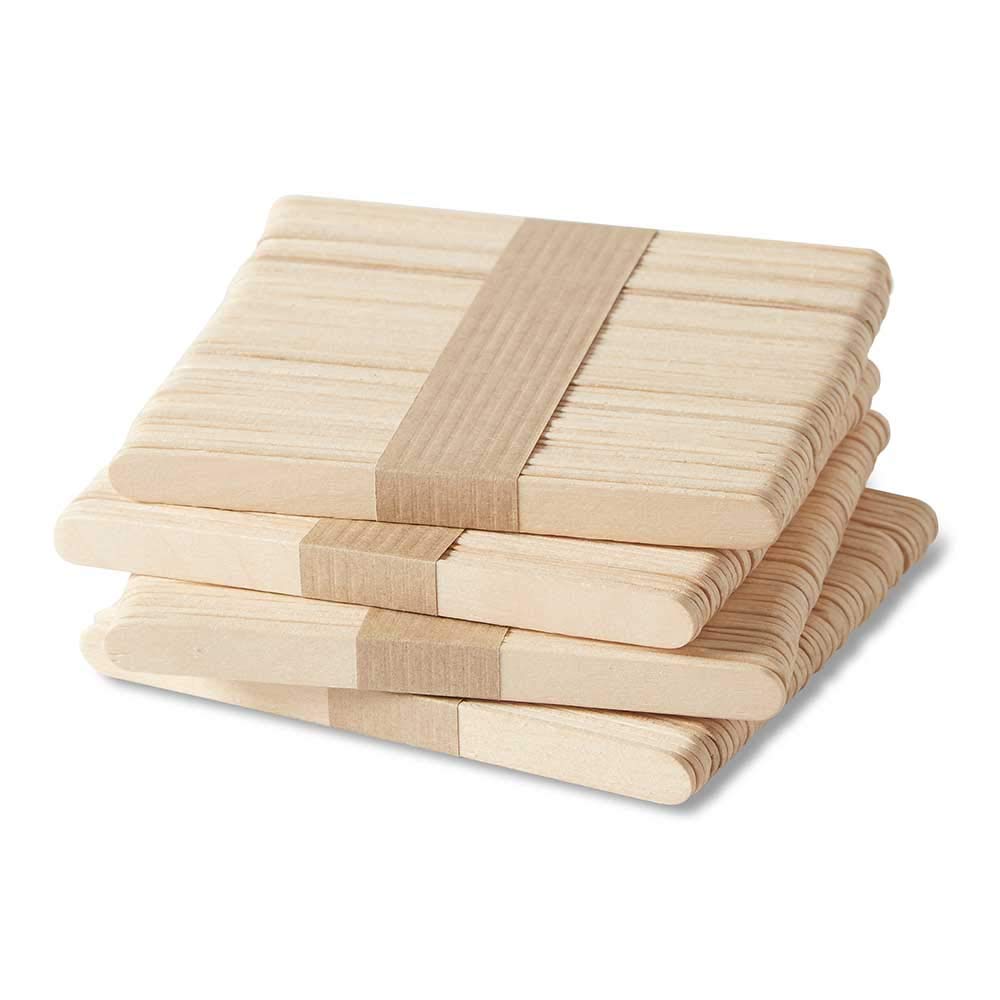 Amazon.com: hand2mind Natural Wood Craft Sticks with Rounded Ends