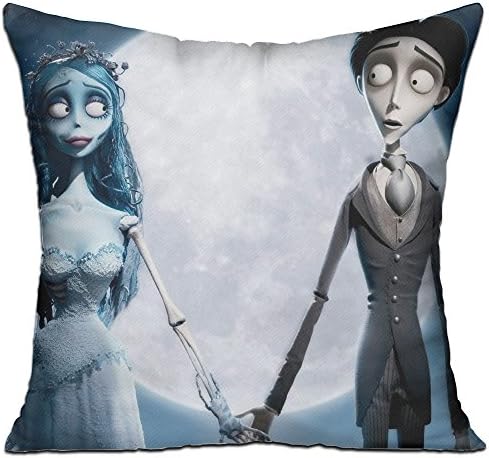 Susan H Tim Burton's Corpse Bride Happy Halloween Sofa Throw Pillows 1818 Contain Inner For Warm Cozy