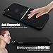 iPhone 7 Plus Case,Roybens [Skin-Friendly Series] Hybrid Rugged [Ultra Shockproof] Carbon Fiber Armor with [Ultra Smooth Texture] Back Cover for iPhone 7 Plus - Jet Black