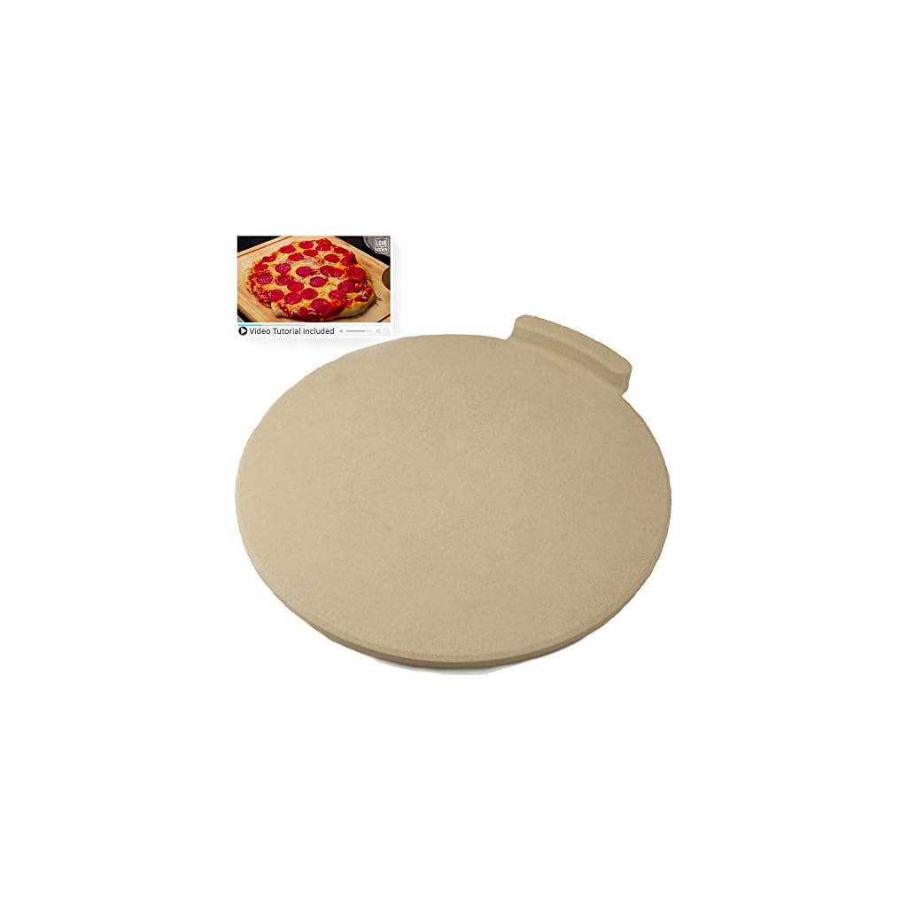 The Ultimate Pizza Stone for Oven & Grill. 16 inch Round Baking Stone