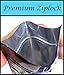 50 Smell Proof Bags - 4x6 inch Mylar Bags Resealable Ziplock FDA Approved Food Safe Aluminum Material (Face Design 4x6) - by BEST Designs