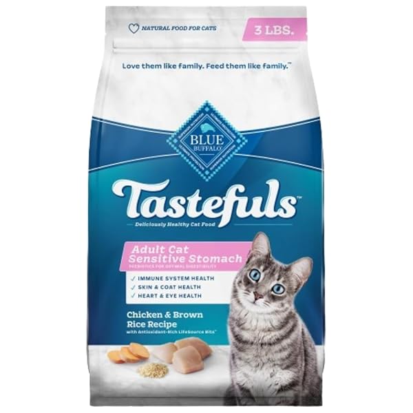 BLUE BUFFALO TASTEFULS NATURAL DRY FOOD FOR ADULT...