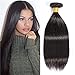 Brazilian Straight Hair 8A Unprocessed Straight Human Hair 1 Bundle Virgin Human Hair Straight Single Bundle(100g) Natural Color (10