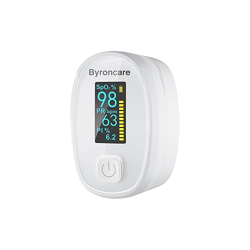 Pulse Oximeter, Oxygen Monitor Fingertip and Heart Rate Monitor for ...