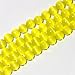 6mm Round Yellow Cat Eye Glass Beads Strand 15 Inch Jewelry Handmade DIY Beads