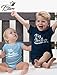 Sibling Shirts Set for Big Brothers and Little Brothers Boys Gift Set Kids Shirt Navy/Baby Navy Kids Shirt 3T / Baby Newborn