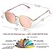 Menton Ezil Vintage Fashion Style Polarized Sunglasses Retro Black Eyewear for Womens Girl Driving Gifts