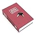 Dictionary Hidden Book Safe with Key Lock Large Size Red