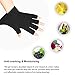 PRETTY SEE Moisturizing Gloves Gel Moisture Spa for Cracked Skin Care and Instant Soften Repair, Black
