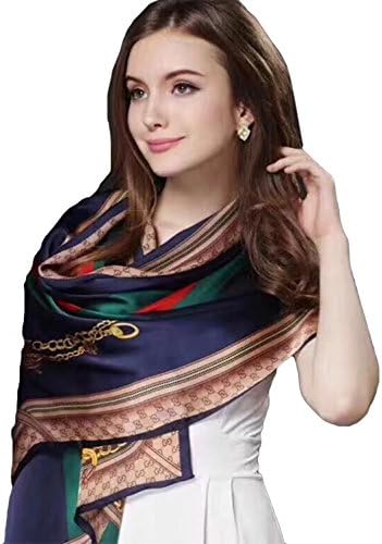 Lady Silk Scarves Sunscreen Shawl Wrap for Women