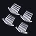 20 Pieces 7 Tooth French Twist Comb Plastic Hair Clip Hair Side Combs Hair Accessory for Women Girls (Transparent)