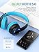 Mpow CH9 Kids Headphones Bluetooth 5.0 LED Light, 14Hours Playing Wireless Foldable Headset w/Mic, Volume Limited 85dB-95dB for PC/Cellphone/TV/Schoolthumb 1