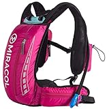 MIRACOL Hydration Vest Backpack with 2L BPA Free Bladder Keeps Liquid Cool Up to 4 Hours Lightweight Pack for Running Hiking Camping Cycling (Rose)
