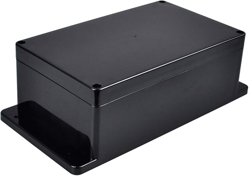 Therlan Project Box ABS IP65 Waterproof Enclosure 200x120x75mm Black